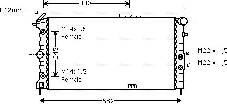 Ava Quality Cooling OLA2173 - Radiators, Motora dzesēšanas sistēma ps1.lv