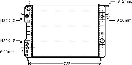 Ava Quality Cooling OLA2247 - Radiators, Motora dzesēšanas sistēma ps1.lv