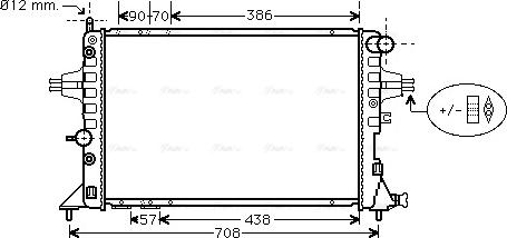 Ava Quality Cooling OLA2253 - Radiators, Motora dzesēšanas sistēma ps1.lv