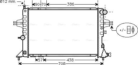 Ava Quality Cooling OLA2252 - Radiators, Motora dzesēšanas sistēma ps1.lv