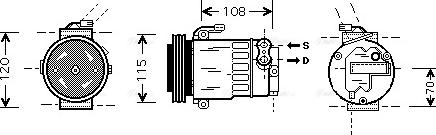 Ava Quality Cooling OLAK312 - Kompresors, Gaisa kond. sistēma ps1.lv