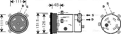 Ava Quality Cooling OLAK280 - Kompresors, Gaisa kond. sistēma ps1.lv