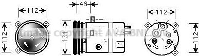 Ava Quality Cooling OLAK278 - Kompresors, Gaisa kond. sistēma ps1.lv