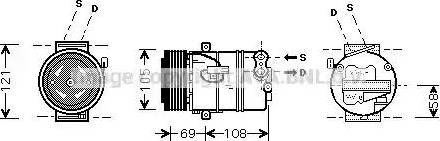 Ava Quality Cooling OL K443 - Kompresors, Gaisa kond. sistēma ps1.lv