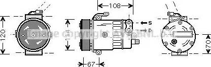 Ava Quality Cooling OL K319 - Kompresors, Gaisa kond. sistēma ps1.lv