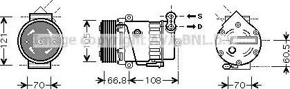 Ava Quality Cooling OL K389 - Kompresors, Gaisa kond. sistēma ps1.lv