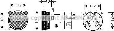 Ava Quality Cooling OL K278 - Kompresors, Gaisa kond. sistēma ps1.lv