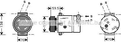 Ava Quality Cooling OL K273 - Kompresors, Gaisa kond. sistēma ps1.lv