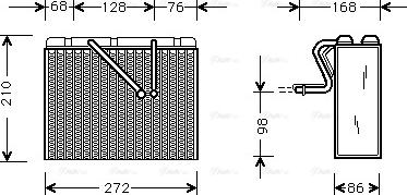 Ava Quality Cooling OL V300 - Iztvaikotājs, Gaisa kondicionēšanas sistēma ps1.lv