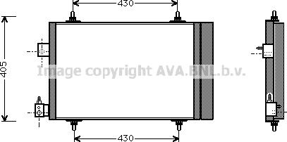 Ava Quality Cooling PE5193D - Kondensators, Gaisa kond. sistēma ps1.lv