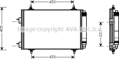 Ava Quality Cooling PE5209D - Kondensators, Gaisa kond. sistēma ps1.lv