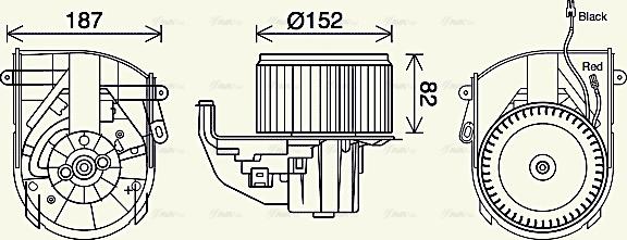 Ava Quality Cooling PE8414 - Salona ventilators ps1.lv