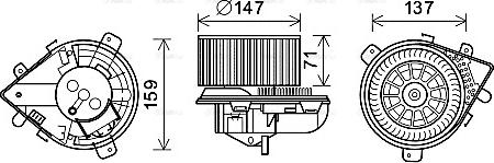 Ava Quality Cooling PE8380 - Salona ventilators ps1.lv