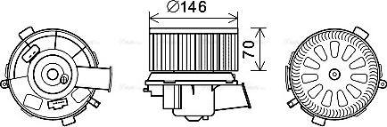 Ava Quality Cooling PE8378 - Salona ventilators ps1.lv