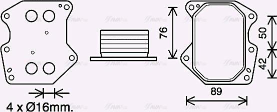 Ava Quality Cooling PE3400 - Eļļas radiators, Motoreļļa ps1.lv