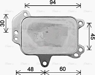 Ava Quality Cooling PE3424 - Eļļas radiators, Motoreļļa ps1.lv