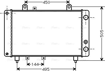 Ava Quality Cooling PE 2081 - Radiators, Motora dzesēšanas sistēma ps1.lv