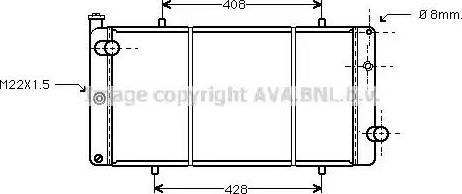 Ava Quality Cooling PE 2079 - Radiators, Motora dzesēšanas sistēma ps1.lv