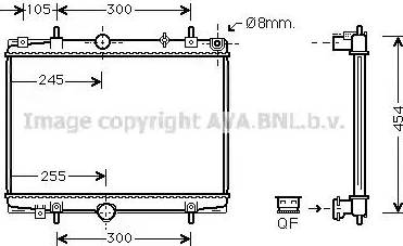 Ava Quality Cooling PE 2198 - Radiators, Motora dzesēšanas sistēma ps1.lv