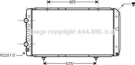 Valeo 736063 - Radiators, Motora dzesēšanas sistēma ps1.lv