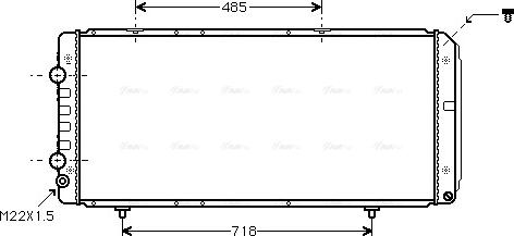 Ava Quality Cooling PE 2151 - Radiators, Motora dzesēšanas sistēma ps1.lv