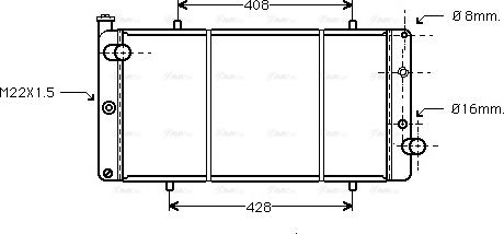 Ava Quality Cooling PE 2110 - Radiators, Motora dzesēšanas sistēma ps1.lv