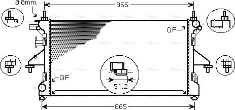 Ava Quality Cooling PEA2310 - Radiators, Motora dzesēšanas sistēma ps1.lv