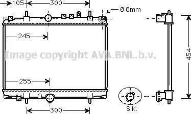 Ava Quality Cooling PE 2208 - Radiators, Motora dzesēšanas sistēma ps1.lv