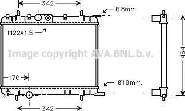 Ava Quality Cooling PE 2203 - Radiators, Motora dzesēšanas sistēma ps1.lv