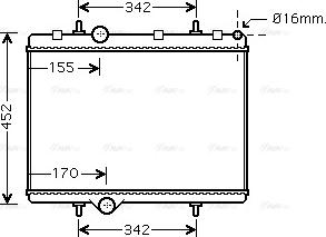 Ava Quality Cooling PE 2281 - Radiators, Motora dzesēšanas sistēma ps1.lv