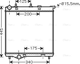 Ava Quality Cooling PE 2288 - Radiators, Motora dzesēšanas sistēma ps1.lv