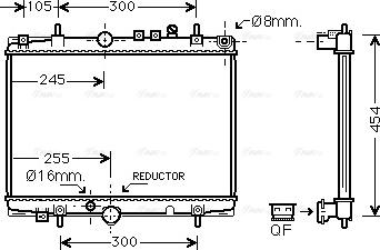 Ava Quality Cooling PE 2235 - Radiators, Motora dzesēšanas sistēma ps1.lv