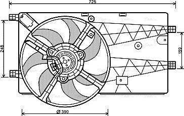 Ava Quality Cooling PE 7547 - Ventilators, Motora dzesēšanas sistēma ps1.lv