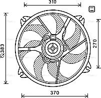 Ava Quality Cooling PE7554 - Ventilators, Motora dzesēšanas sistēma ps1.lv