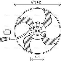 Ava Quality Cooling PE7557 - Ventilators, Motora dzesēšanas sistēma ps1.lv