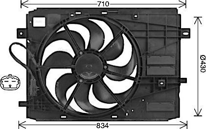Ava Quality Cooling PE7561 - Ventilators, Motora dzesēšanas sistēma ps1.lv