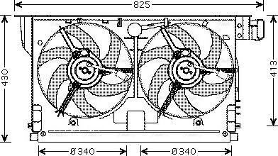 Ava Quality Cooling PE 7519 - Ventilators, Motora dzesēšanas sistēma ps1.lv