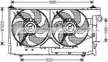 Ava Quality Cooling PE7516 - Ventilators, Motora dzesēšanas sistēma ps1.lv