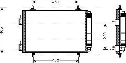 Ava Quality Cooling PEA5215D - Kondensators, Gaisa kond. sistēma ps1.lv