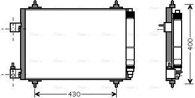 Ava Quality Cooling PEA5286D - Kondensators, Gaisa kond. sistēma ps1.lv