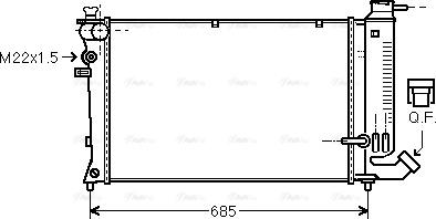 Ava Quality Cooling PEA2142 - Radiators, Motora dzesēšanas sistēma ps1.lv