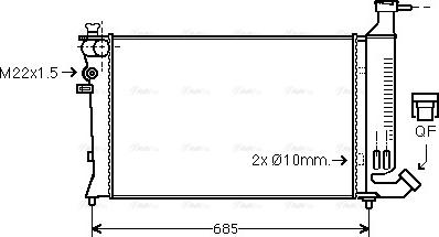 Ava Quality Cooling PEA2136 - Radiators, Motora dzesēšanas sistēma ps1.lv