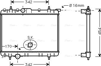 Ava Quality Cooling PEA2247 - Radiators, Motora dzesēšanas sistēma ps1.lv