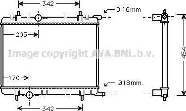 Ava Quality Cooling PEA2251 - Radiators, Motora dzesēšanas sistēma ps1.lv