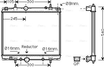 Ava Quality Cooling PEA2275 - Radiators, Motora dzesēšanas sistēma ps1.lv