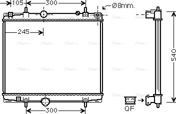 Ava Quality Cooling PEA2277 - Radiators, Motora dzesēšanas sistēma ps1.lv