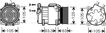 Ava Quality Cooling PEAK306 - Kompresors, Gaisa kond. sistēma ps1.lv