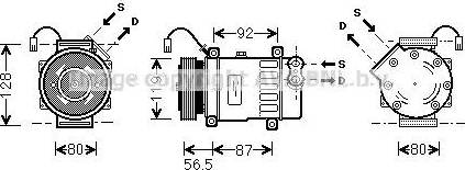 Ava Quality Cooling PE K036 - Kompresors, Gaisa kond. sistēma ps1.lv