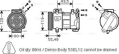 Ava Quality Cooling PE K315 - Kompresors, Gaisa kond. sistēma ps1.lv
