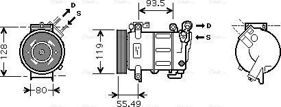 Ava Quality Cooling PE K316 - Kompresors, Gaisa kond. sistēma ps1.lv